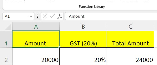GST amount for your Service amount.