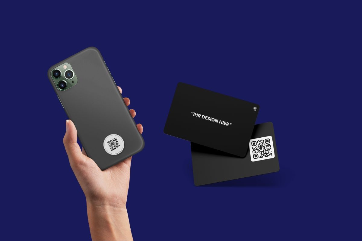 How does the business card work with NFC? - Lemontaps