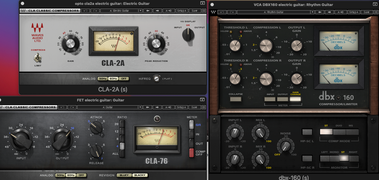 OPTO: (Waves CLA2A) (What Is a VCA Compressor?)