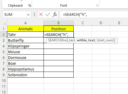 Type the "find_text" value.