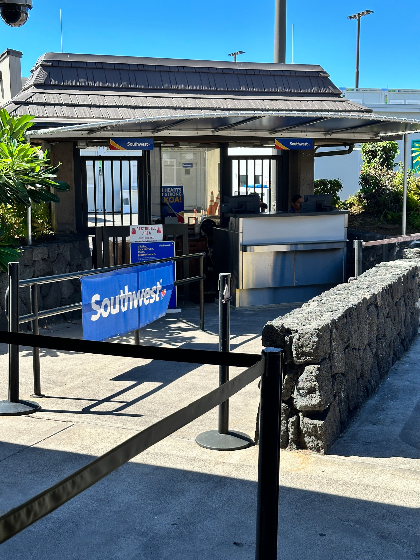 Soutwest flies interisland and from the continental US to Kona International Airport