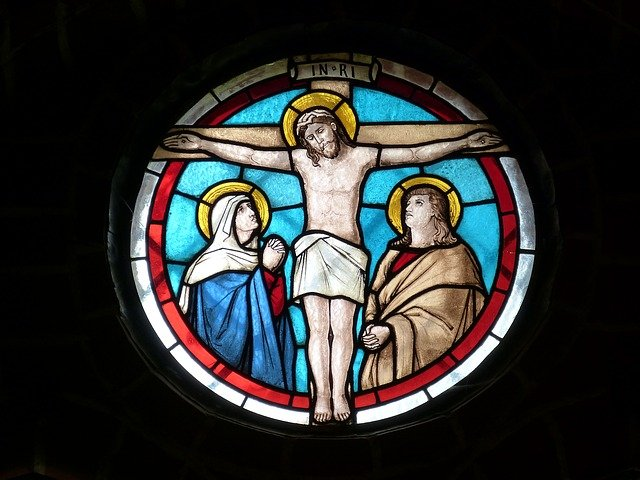 church, window, stained glass