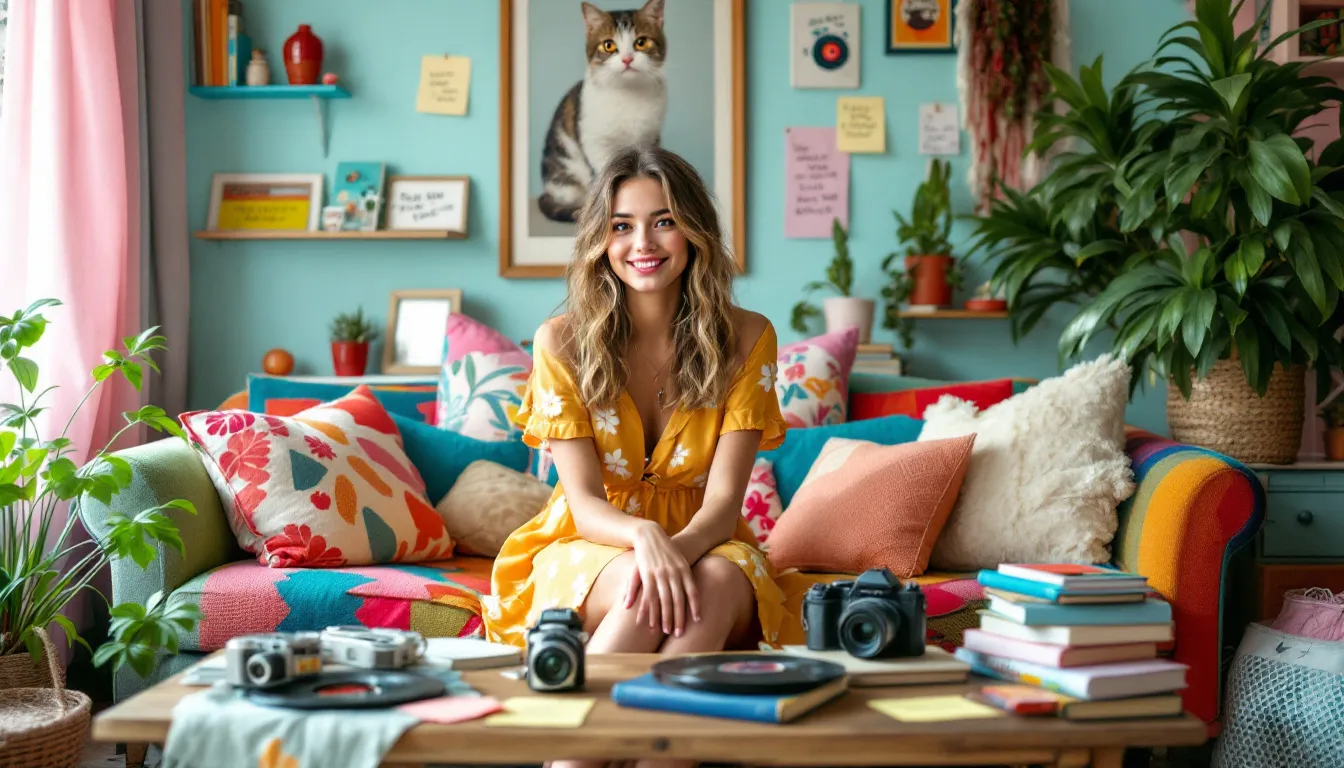 A person showcasing their interests in a dating profile.