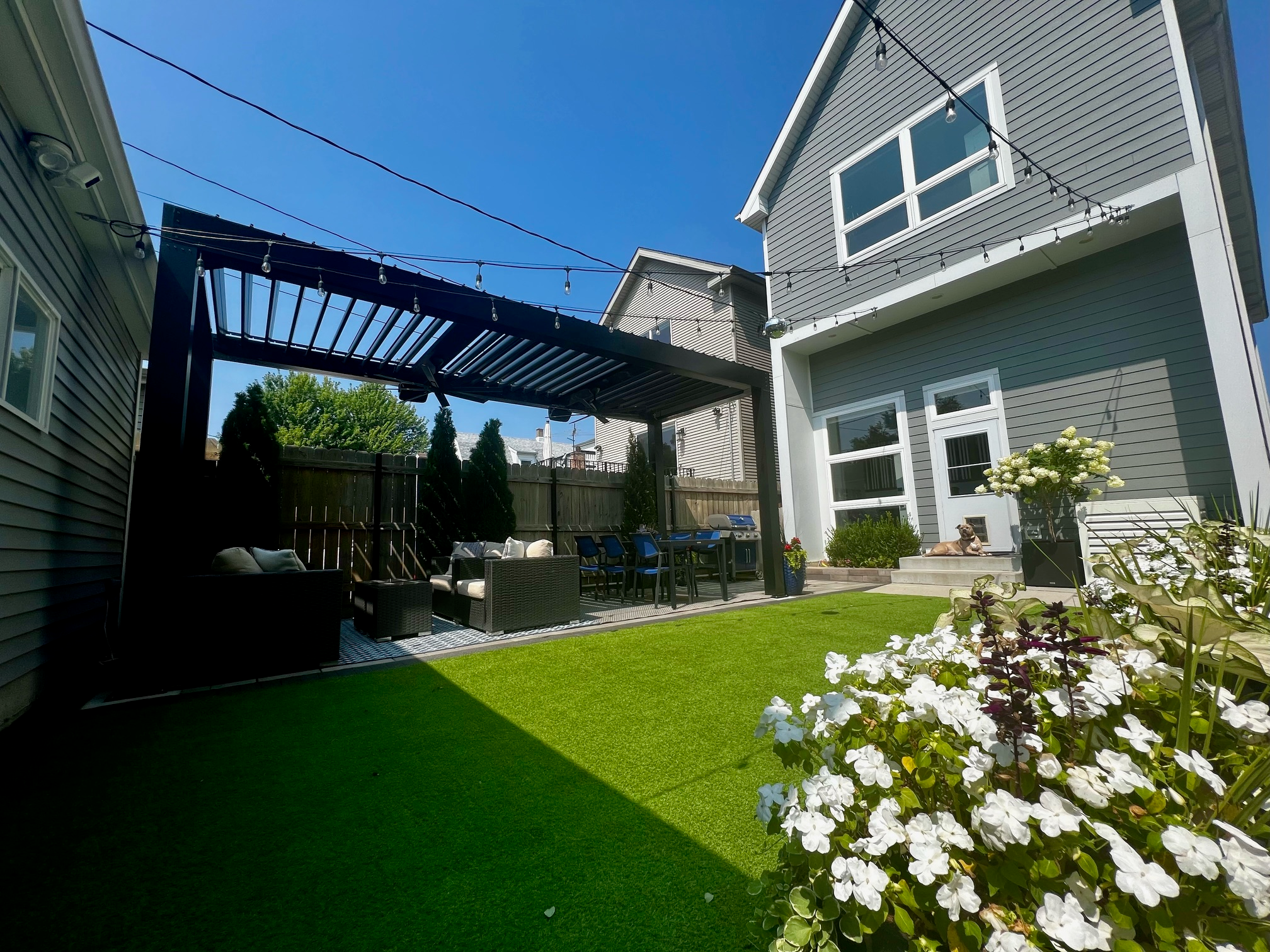 Courtyard Pergola