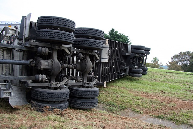 Semi-truck crash