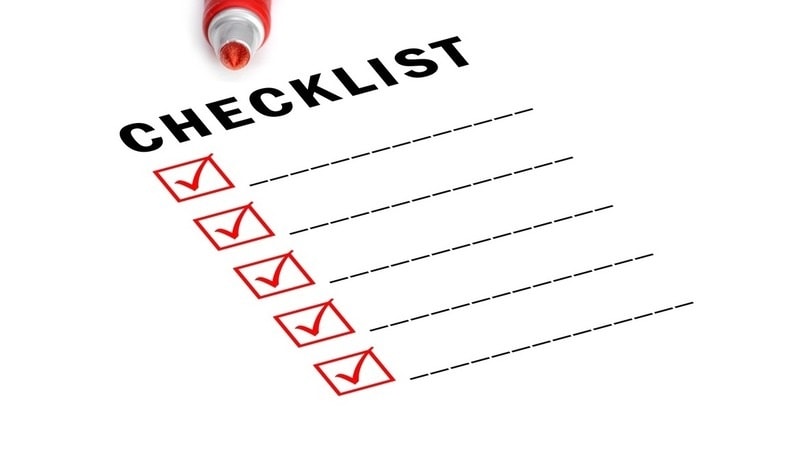 Checklist for Decision-Making to Choose the Right Tape