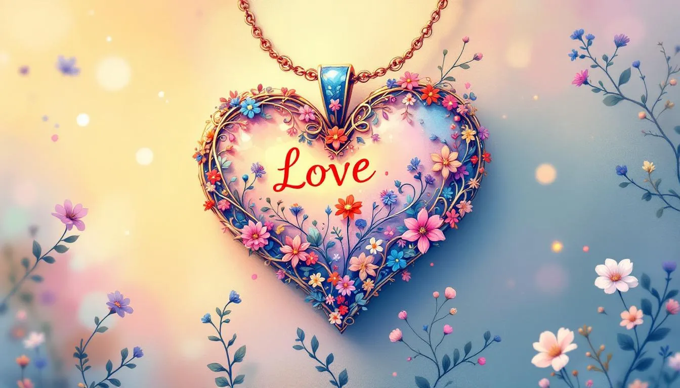 A beautiful piece of personalized jewelry, showcasing a unique design that represents love and thoughtfulness.