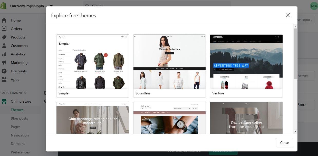 shopify custom templates and completely customize them with their drag-and-drop editor.