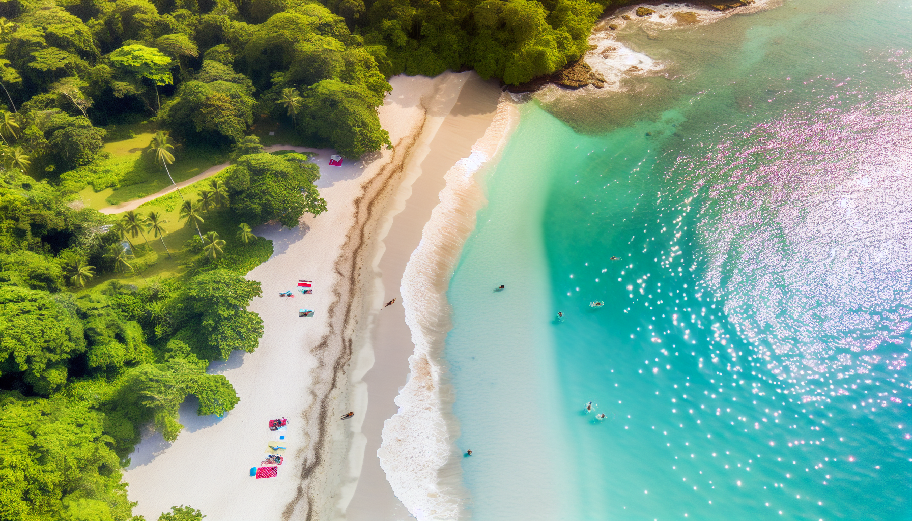 Stunning view of Costa Rica's best swimming spots
