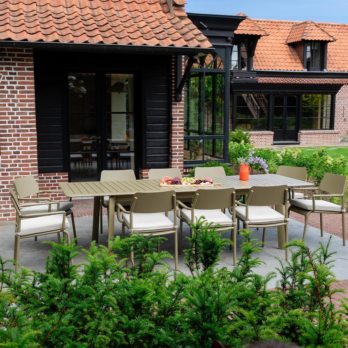 Salon de jardin extensible en aluminium HAVANA - WILSA GARDEN