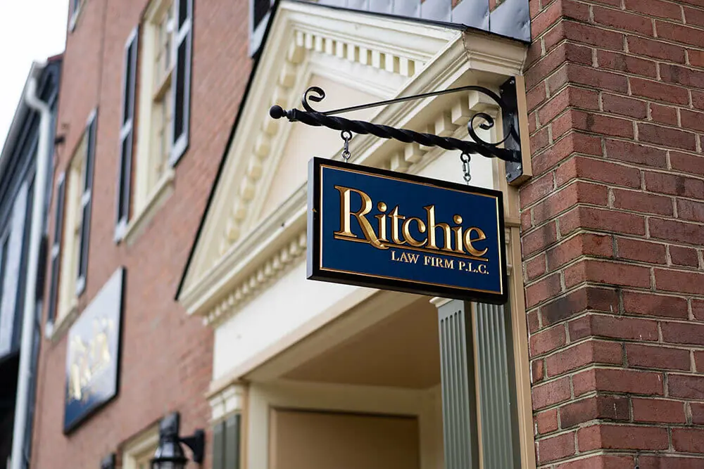 Ritchie Law Firm sign