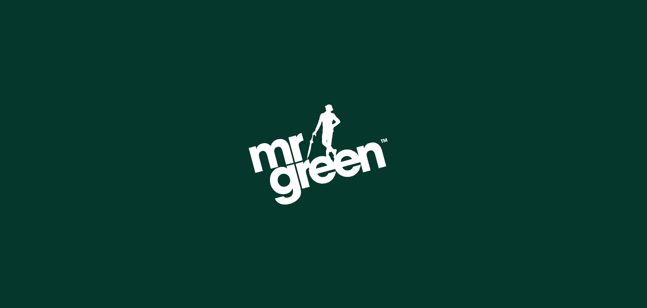 Mr Green startsida med logga