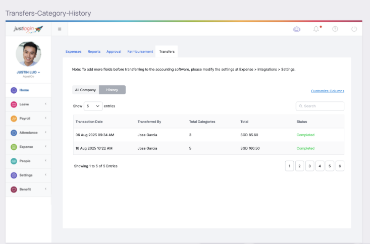Review and transfer reimbursed claims to Xero with one click. With one-click data synchronisation, your payroll processing, leave balances, attendance records, overtime and pay elements flow straight into the correct Xero account codes for accurate records.