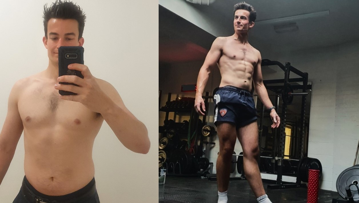 Max Secunda body transformation - Rowing Before & After