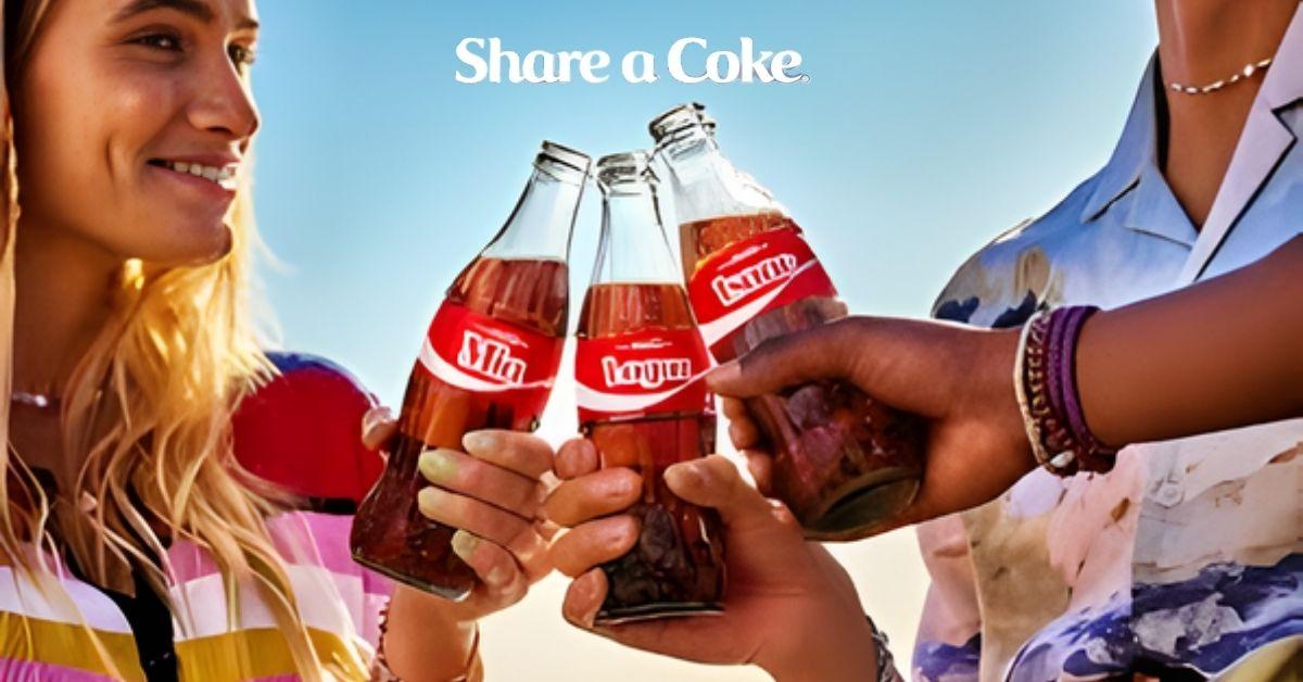 Coca-Cola’s campaign features personalized bottles, encouraging sharing with others
