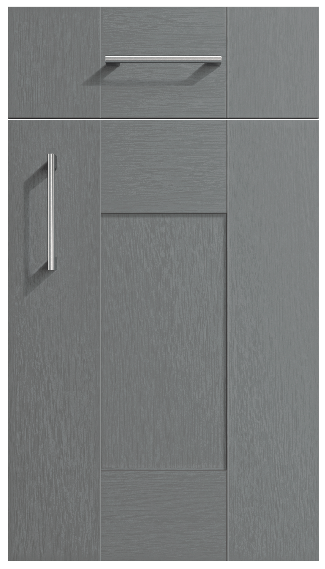 Dark grey kitchen door