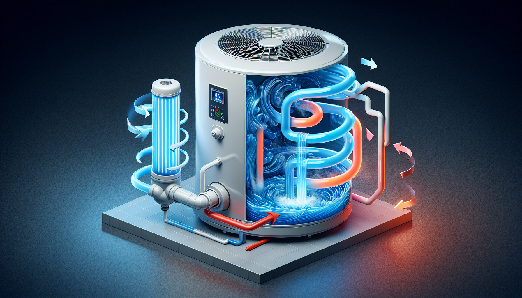 Heat pump water heater system