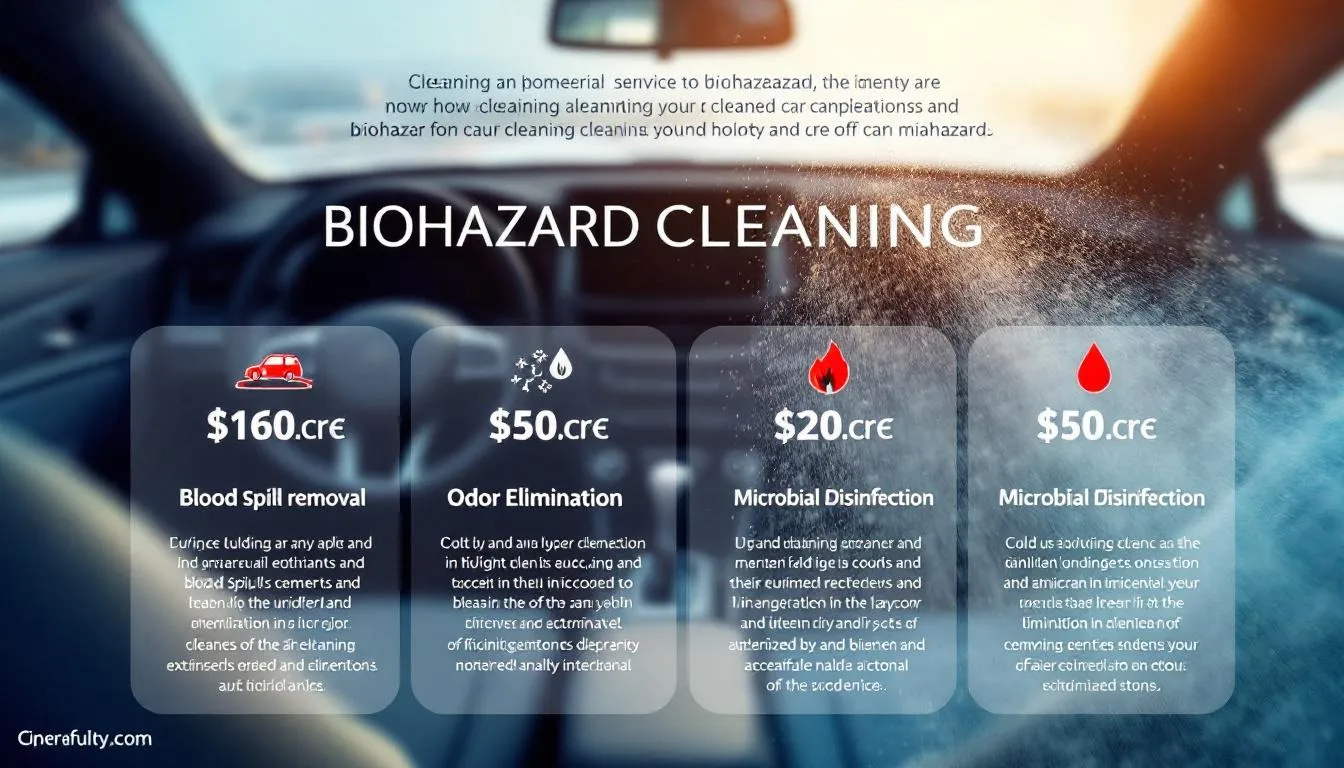 Insurance coverage for biohazard car cleaning, explaining different policies and claims.