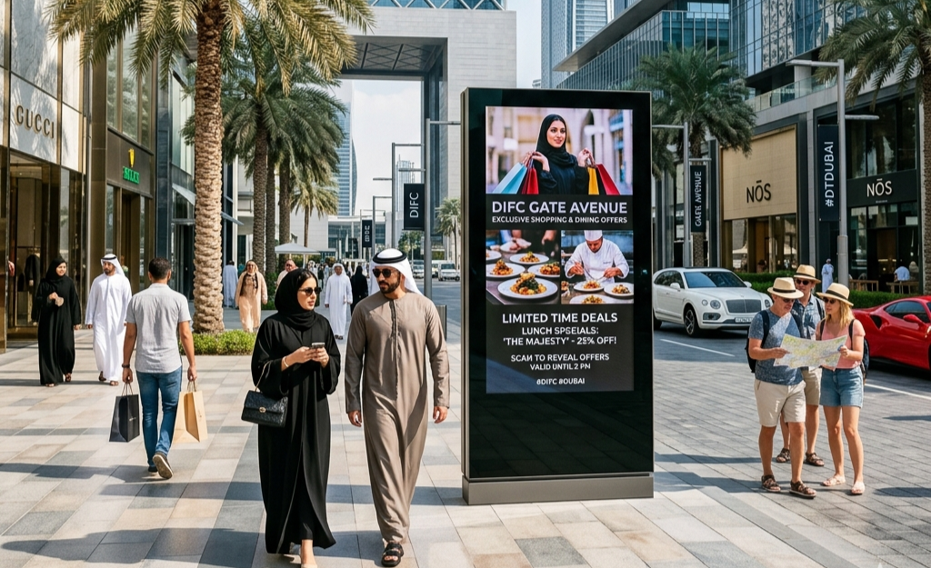 What is the Future of Digital Signage Advertising in Dubai? 3 geolocation driven digital signage