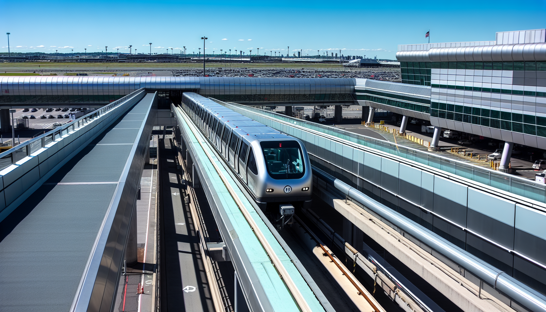 JFK Airport Layout: AirTrain System