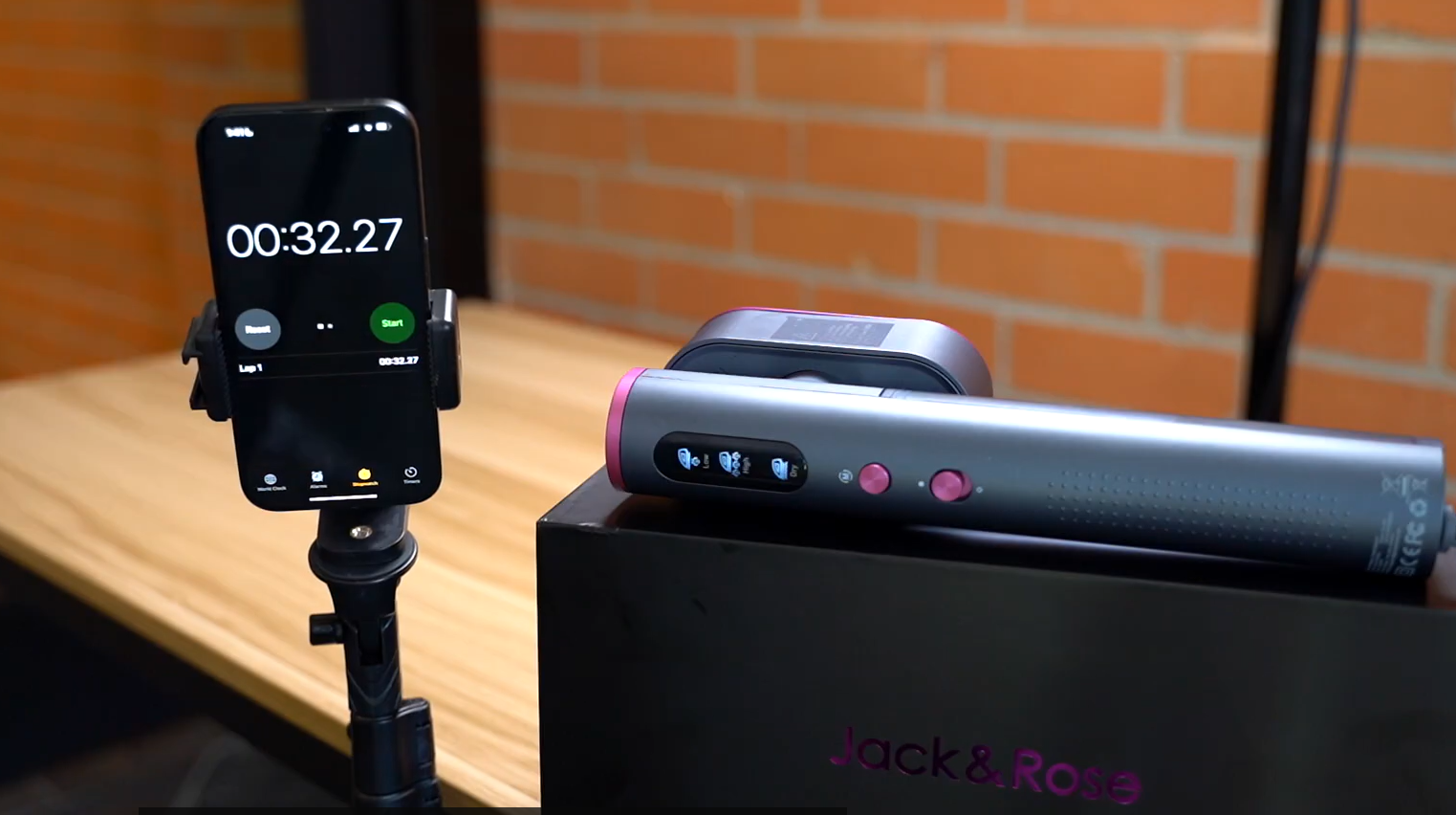 heat up time of Jack and Rose handheld steamer