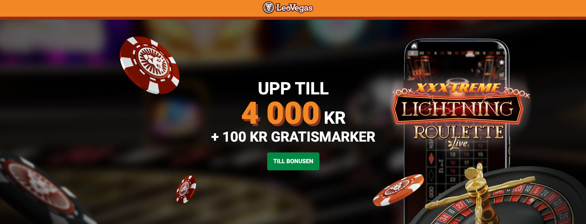 leovegas live casino bonus