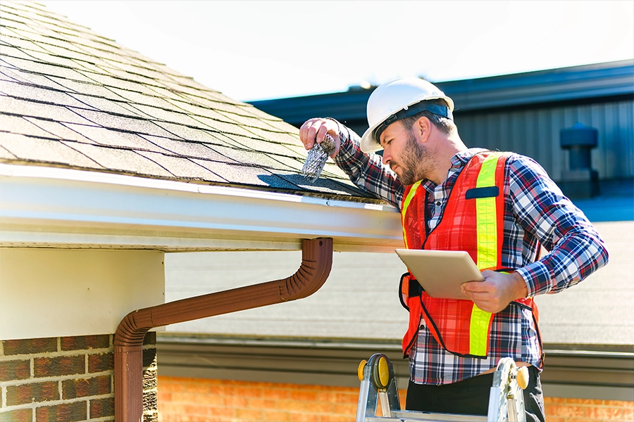 Scheduling biannual inspections with a professional roofing company to detect potential problems before they become serious