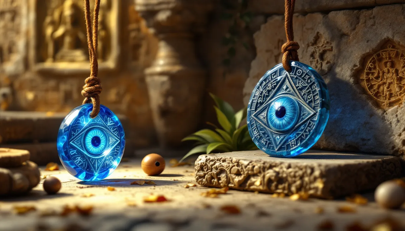 The image depicts an assortment of evil eye bracelets, showcasing various designs and colours, including gold accents. These bracelets are traditionally worn as a form of protection against negative energies, symbolizing the ancient origins of the evil eye charm.