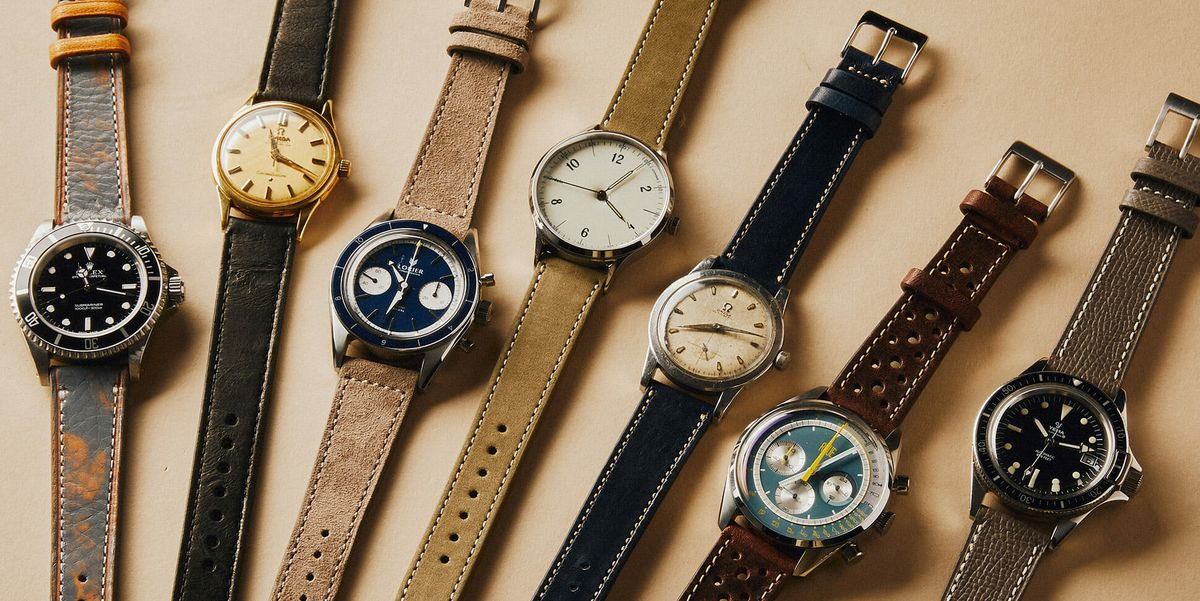 Bracelet en cuir pour montre
