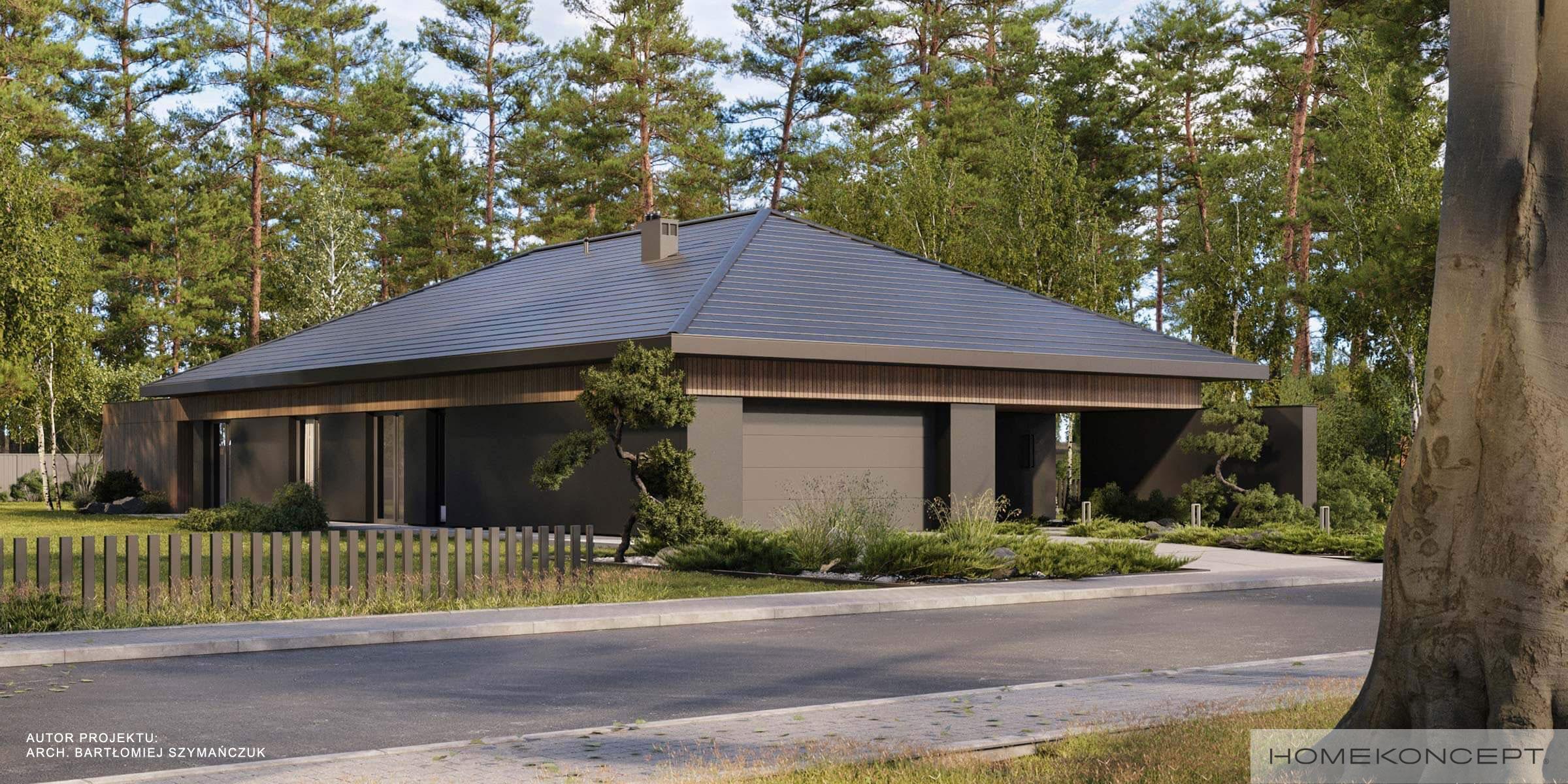 Projekt domu parterowego HOMEKONCEPT 104
