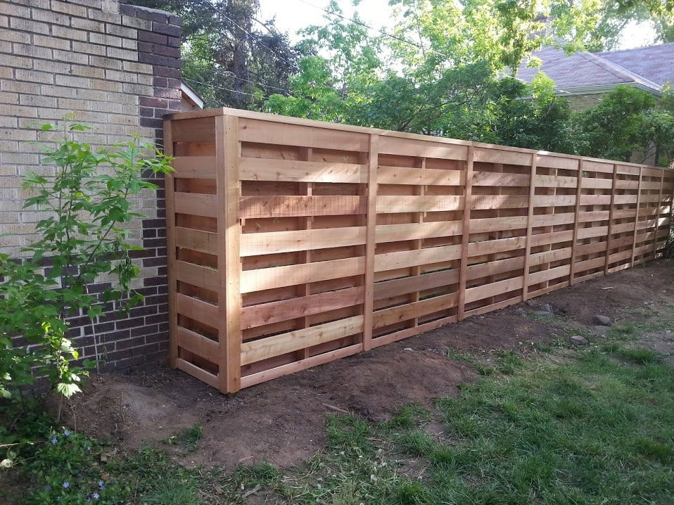 Shadow Box Horizontal Fence