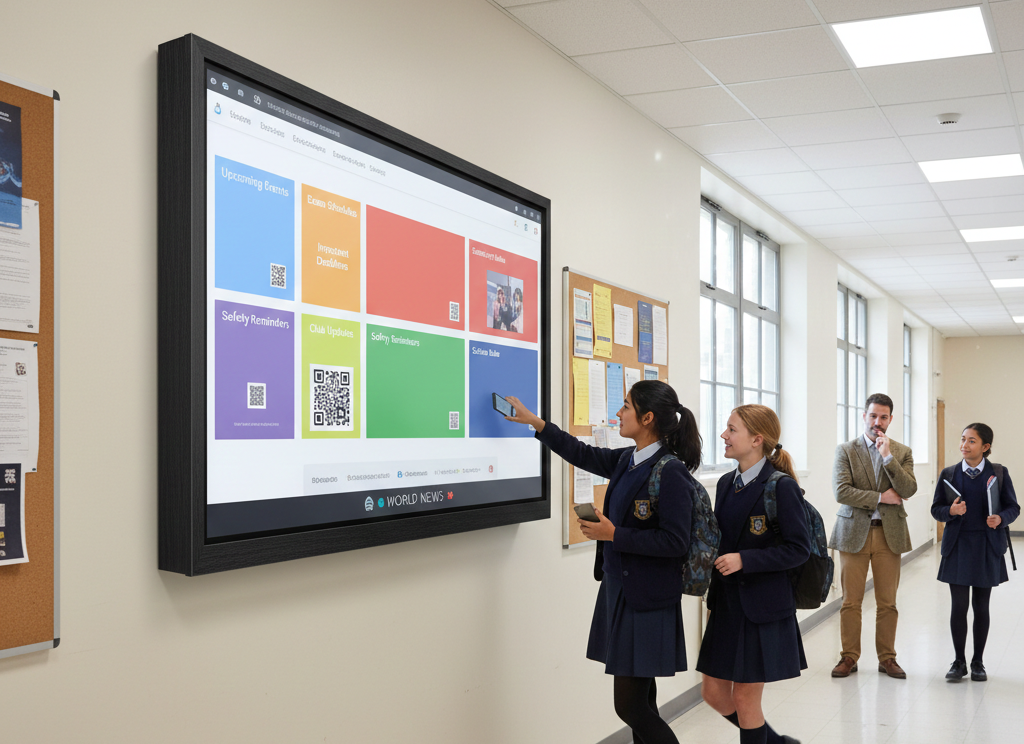 digital bulletin boards for schools