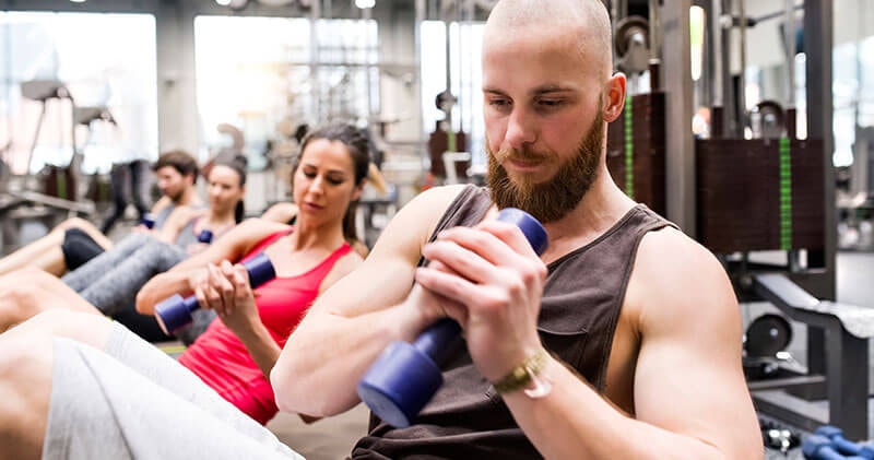 A group training together, building strength and discipline.