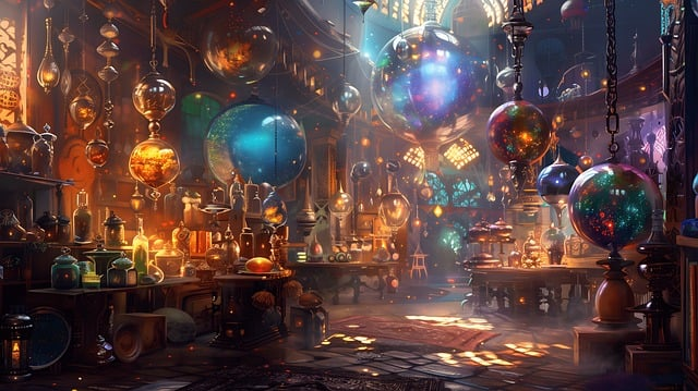 ai generated, market, shop