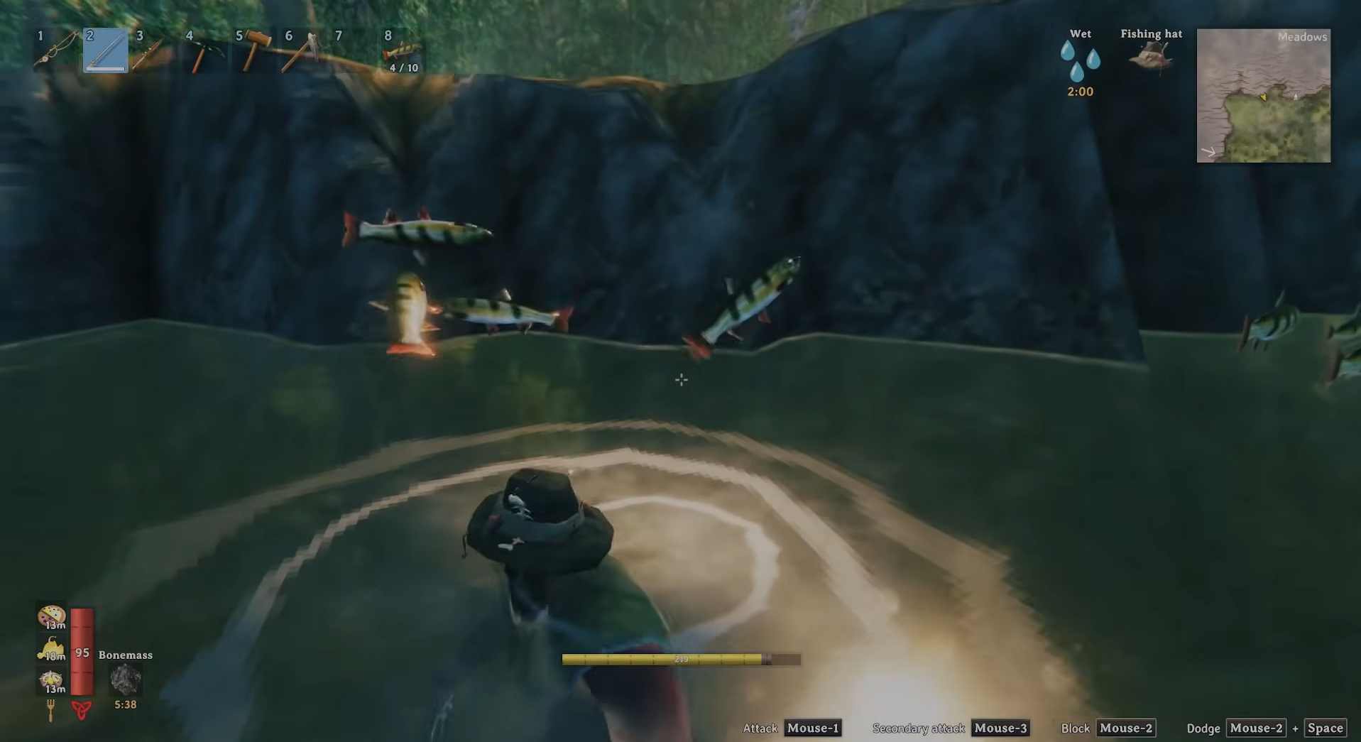 Catching Fish Without a Fishing Rod Valheim