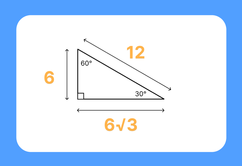 30 60 90 triangle Question 1