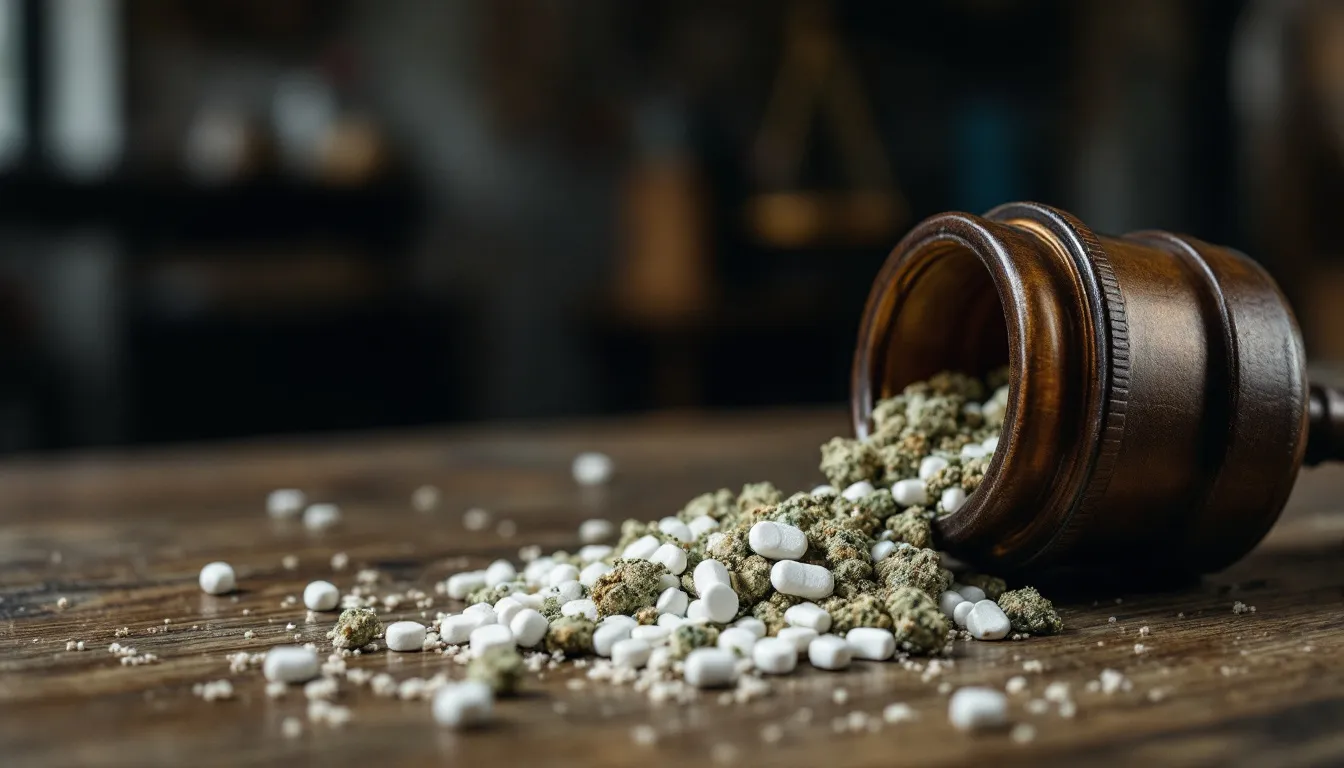 A visual representation of Idaho's stance on THCA legality.