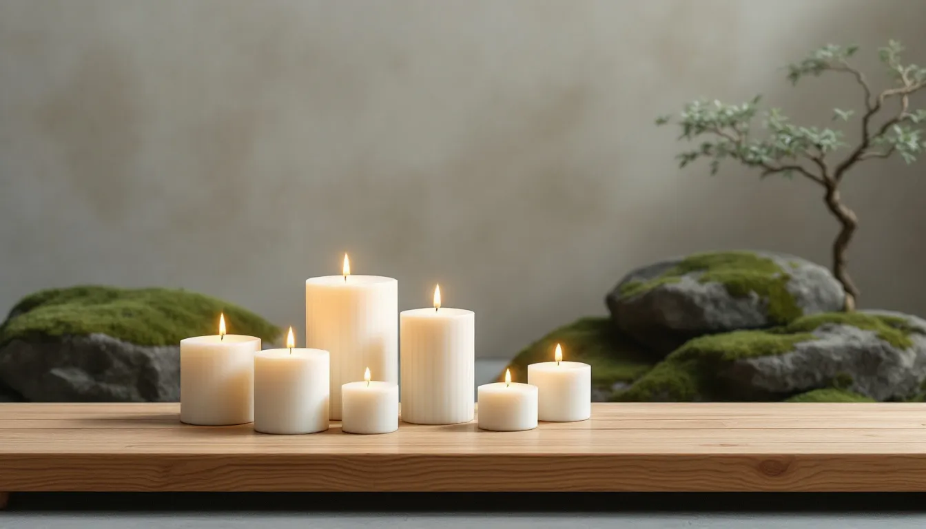 acd3b6e1 515c 4d21 a03c 844c32afc78c Hand poured natural soy wax candles in a cozy setting.