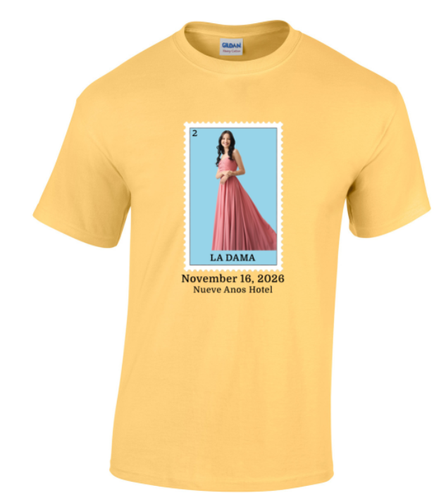 Quinceanera Chambelan Custom Photo Loteria