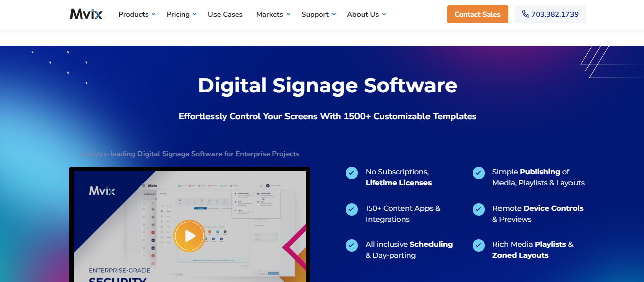 OptiSigns homepage