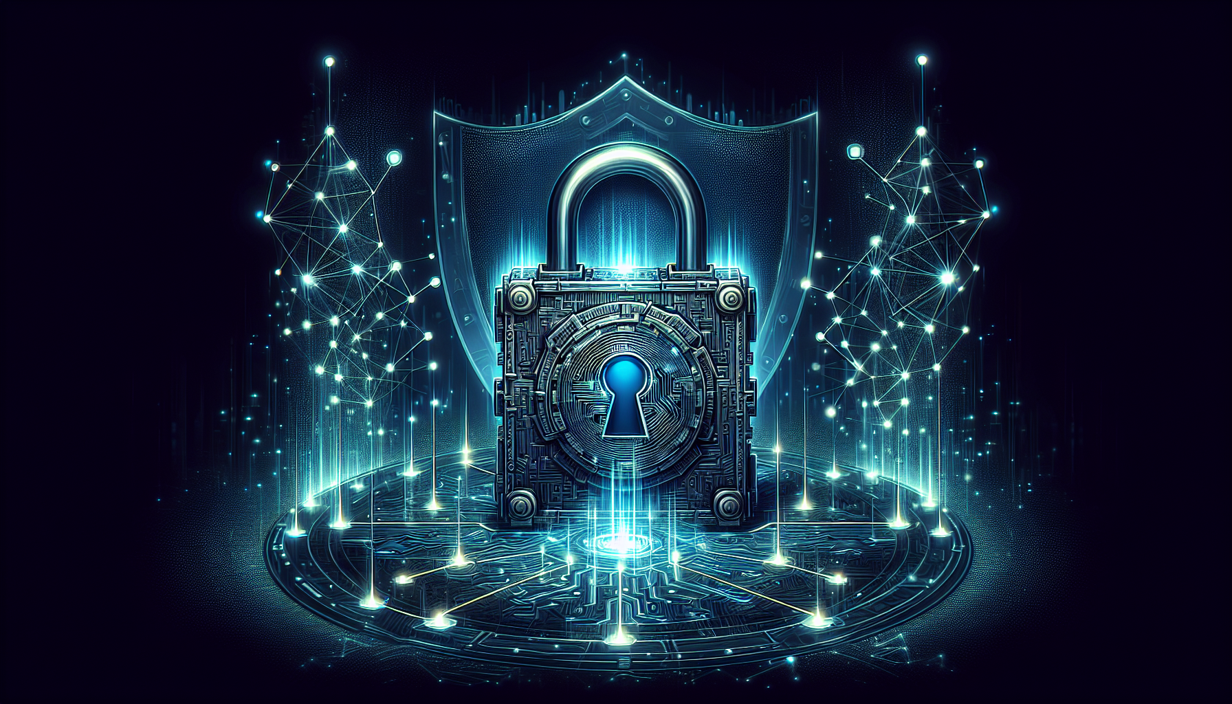 Illustration of a secure lock symbolizing strong security measures in crypto exchanges