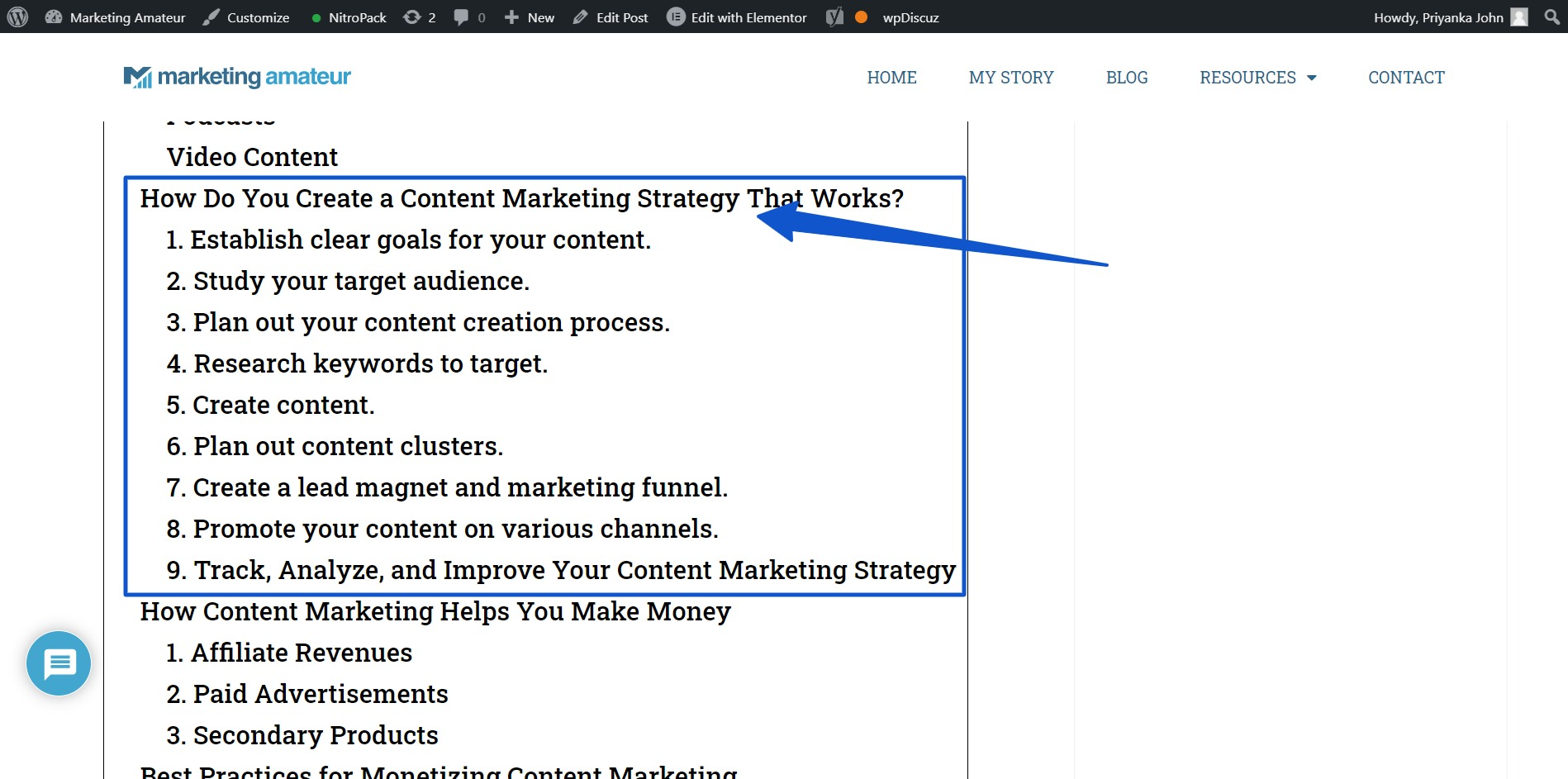How to write your first blog post - how-to post example
