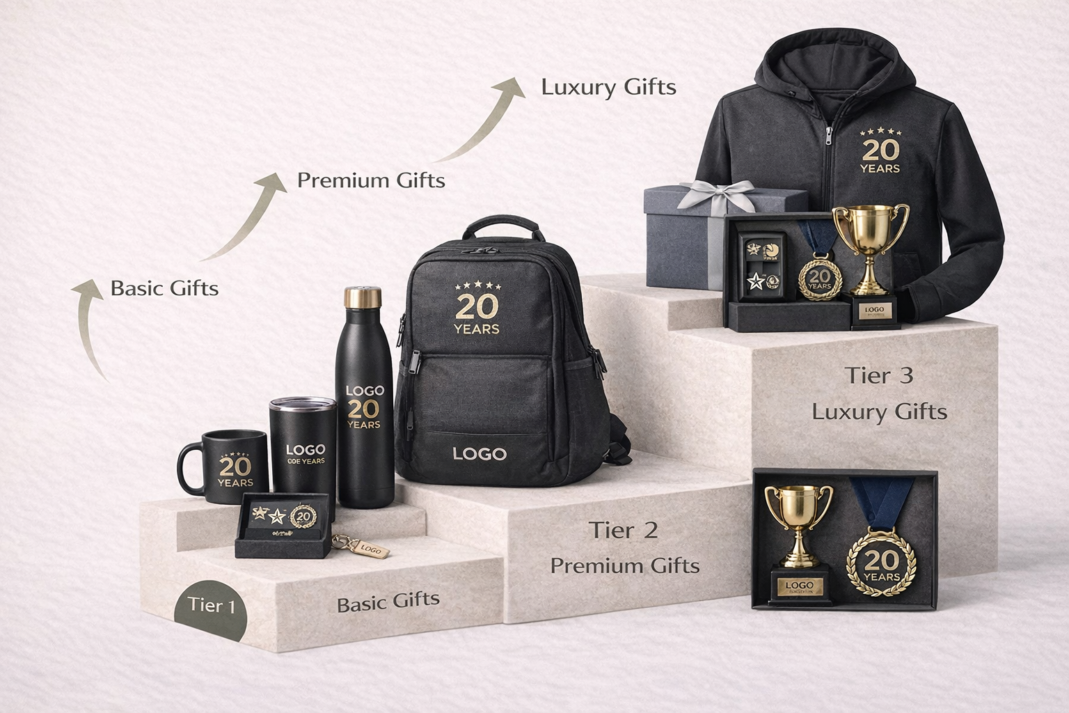 Corporate Anniversary Swag Bag Idea 