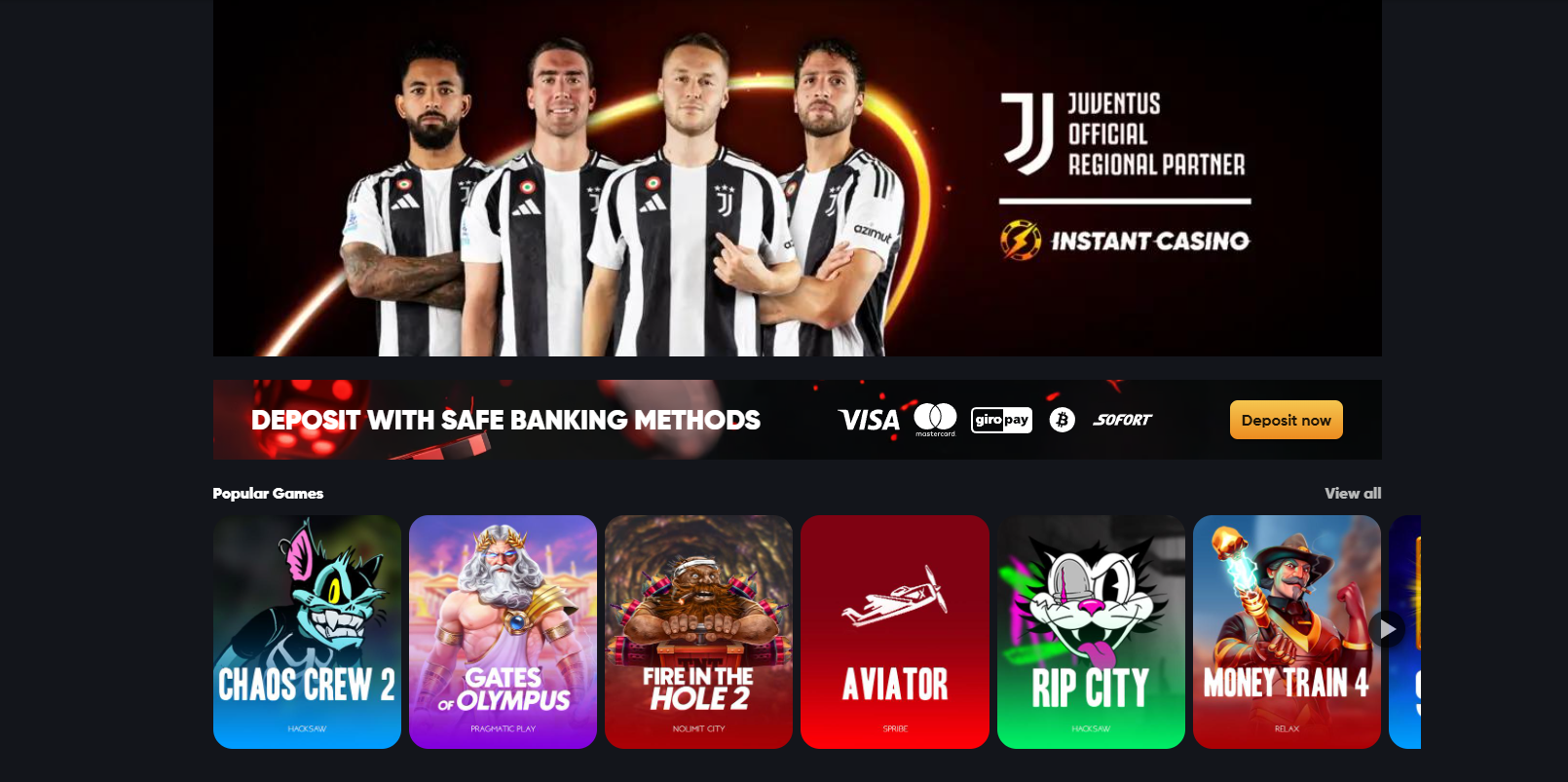Instant Casino, een van de beste buitenlandse casino's
