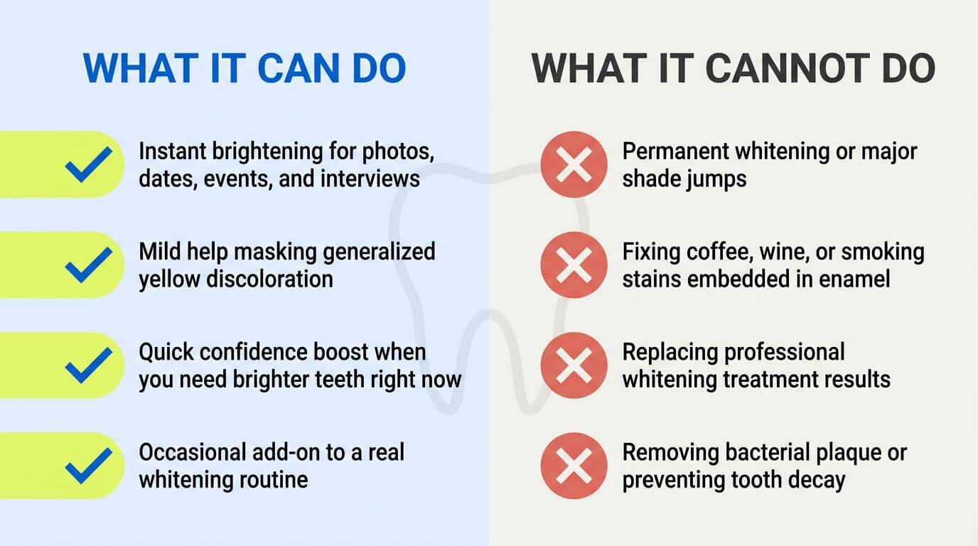 What Purple Toothpaste Can and Cannot Do
