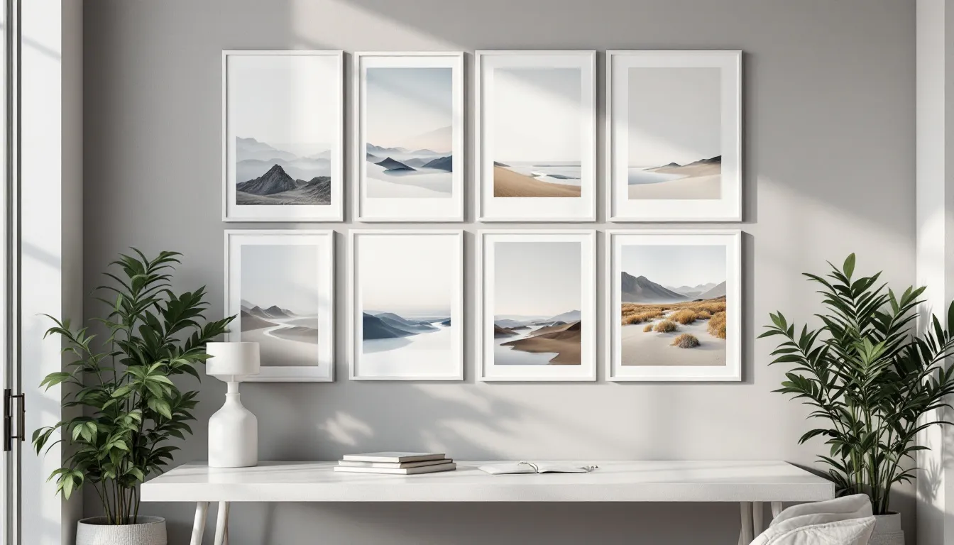 High-quality A4 photo prints in a professional setting.