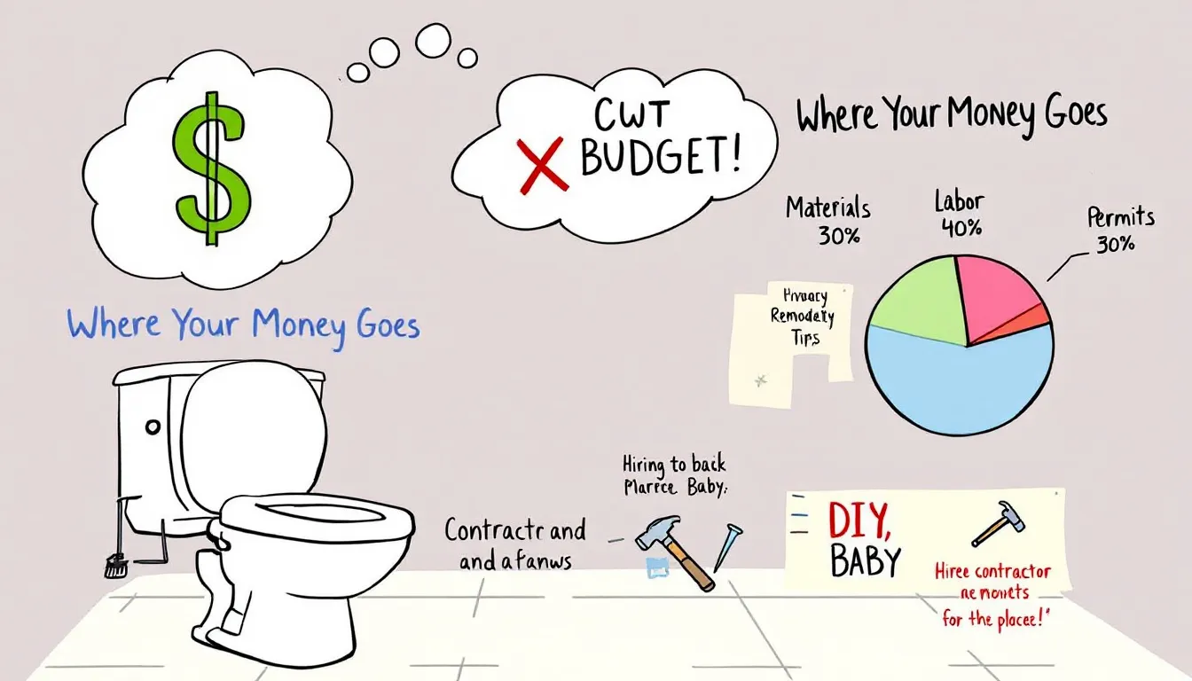 Cost-saving tips for bathroom remodels.