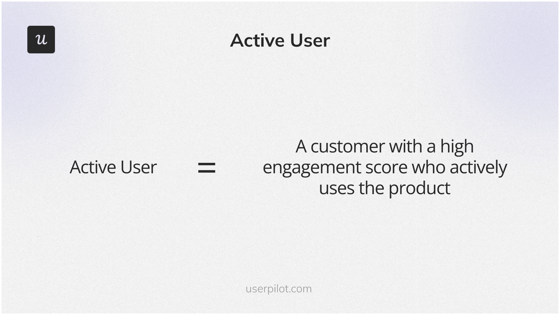 What is an active user?