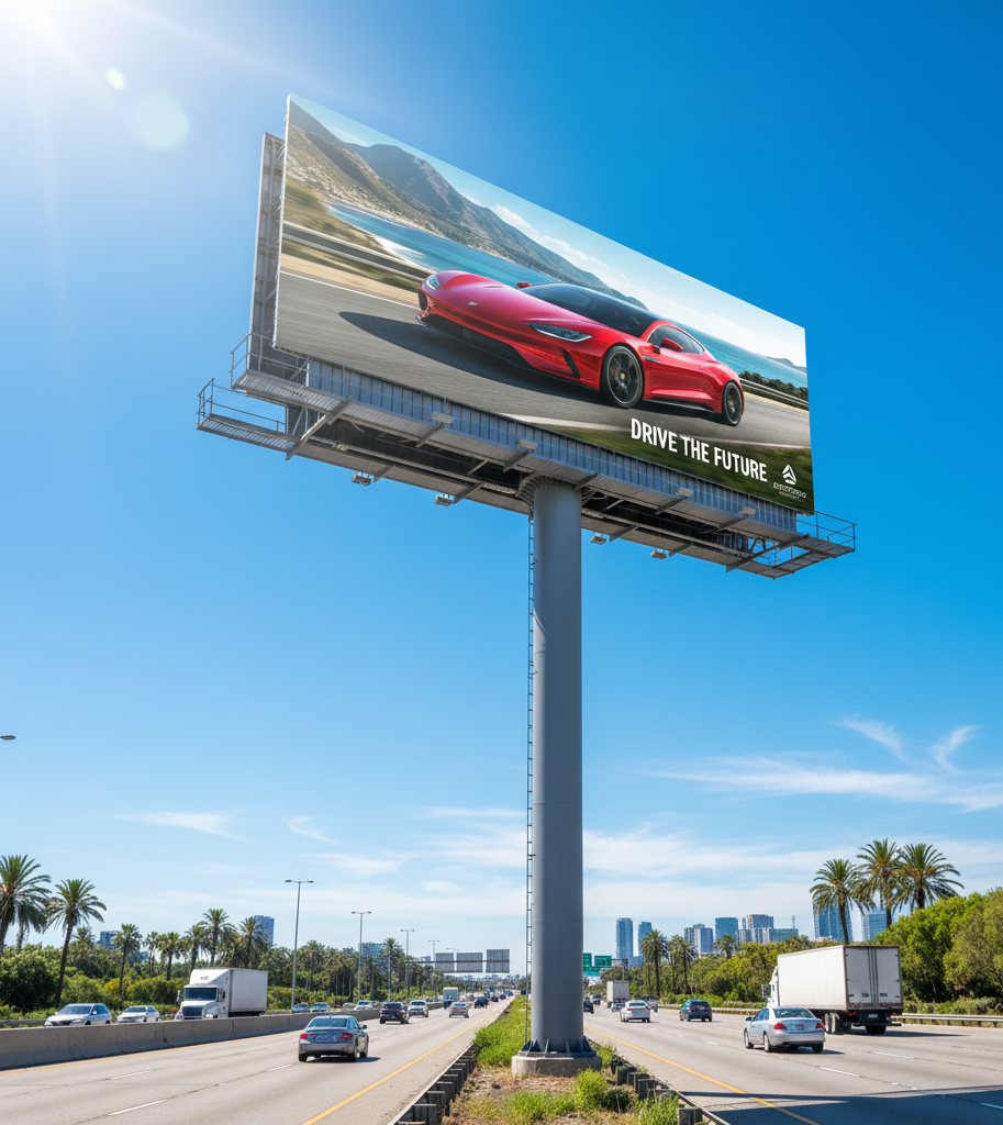 high-brightness roadside led billboards