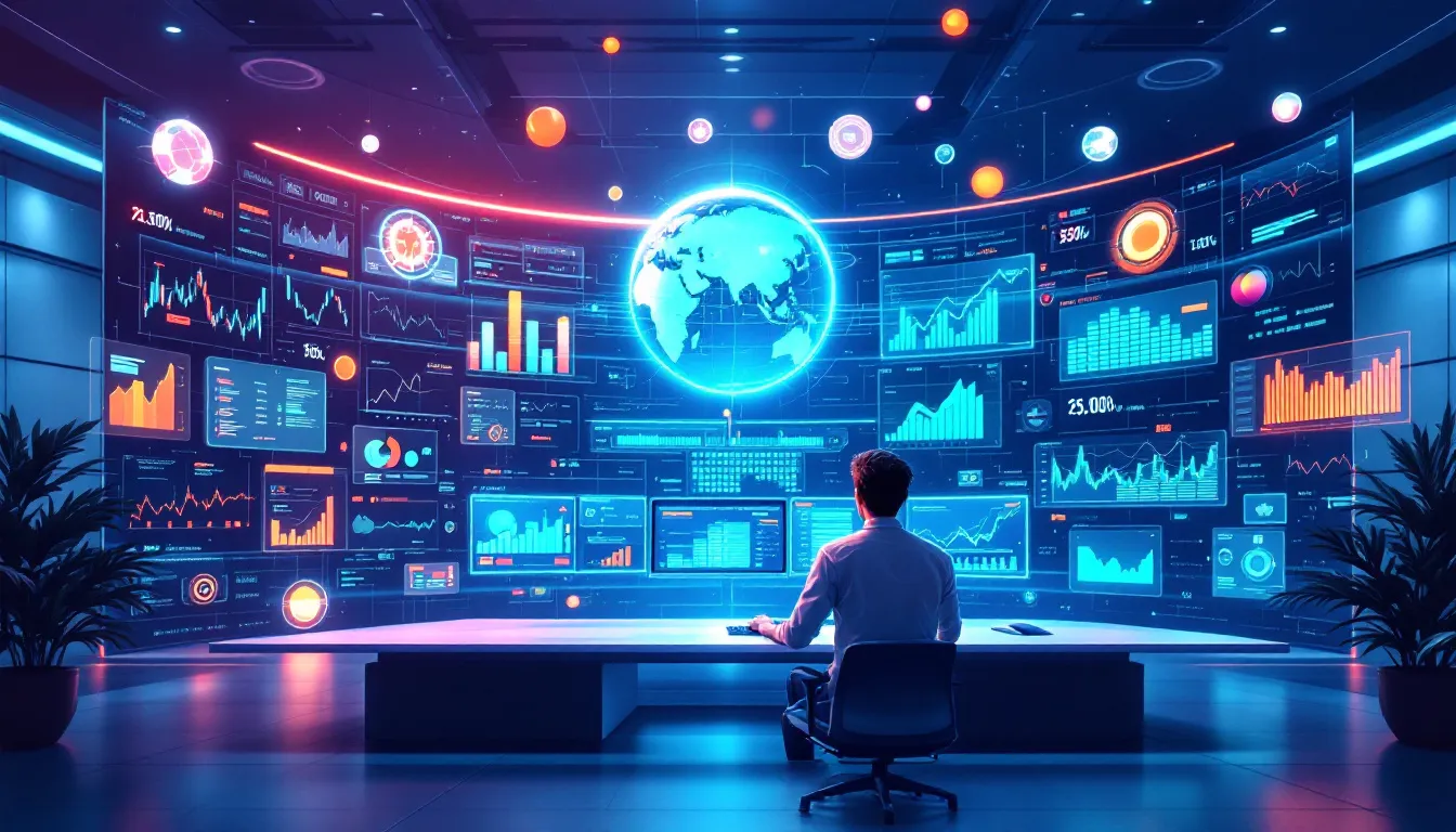 Technological advancements in futures trading, showcasing modern trading tools.